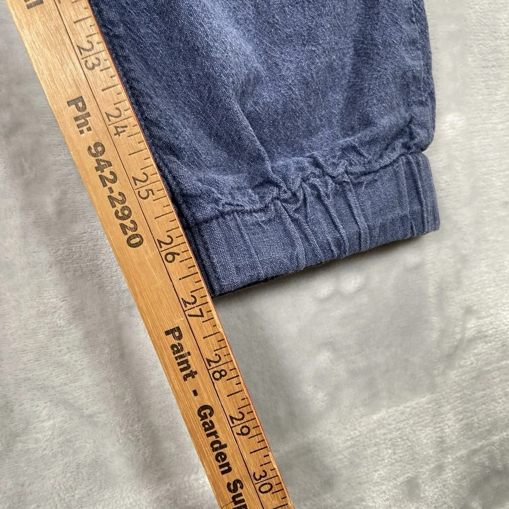 Levi's Jogger Pants Mens 36x27 Linen Blend Cotton Tapered Stretch Lightweight